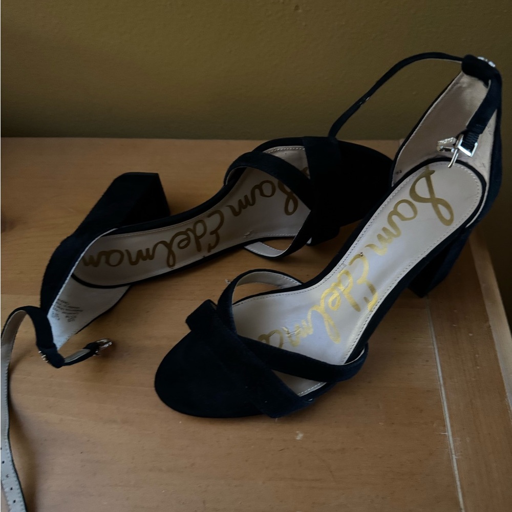 Black Strappy Heels